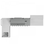 Forno Bulnes White Countertop Outdoor Kitchen with 40" 84,000 BTU BBQ and Beverage Centre - FODKT2520WHT