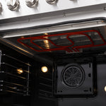 Forno Galiano 30" Stainless Steel French Door Electric Range with True Convection and Air Fry (4.32 Cu. Ft.) - FFSEL6917-30