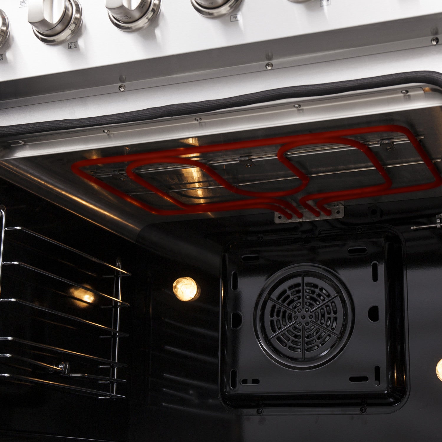 Forno Galiano 30" Stainless Steel French Door Electric Range with True Convection and Air Fry (4.32 Cu. Ft.) - FFSEL6917-30