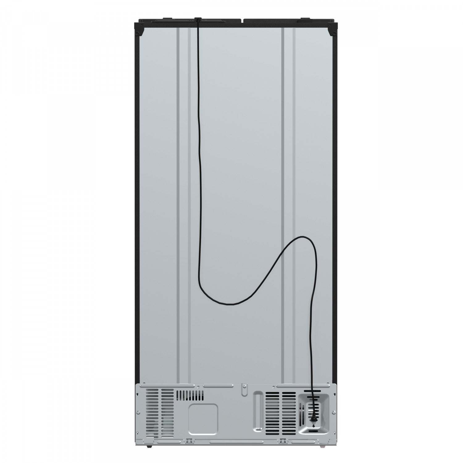 Forno Salerno 15.6 Cu.Ft. 33" Black Freestanding Side-by-side Refrigerator - FFRBI1805-33BLK