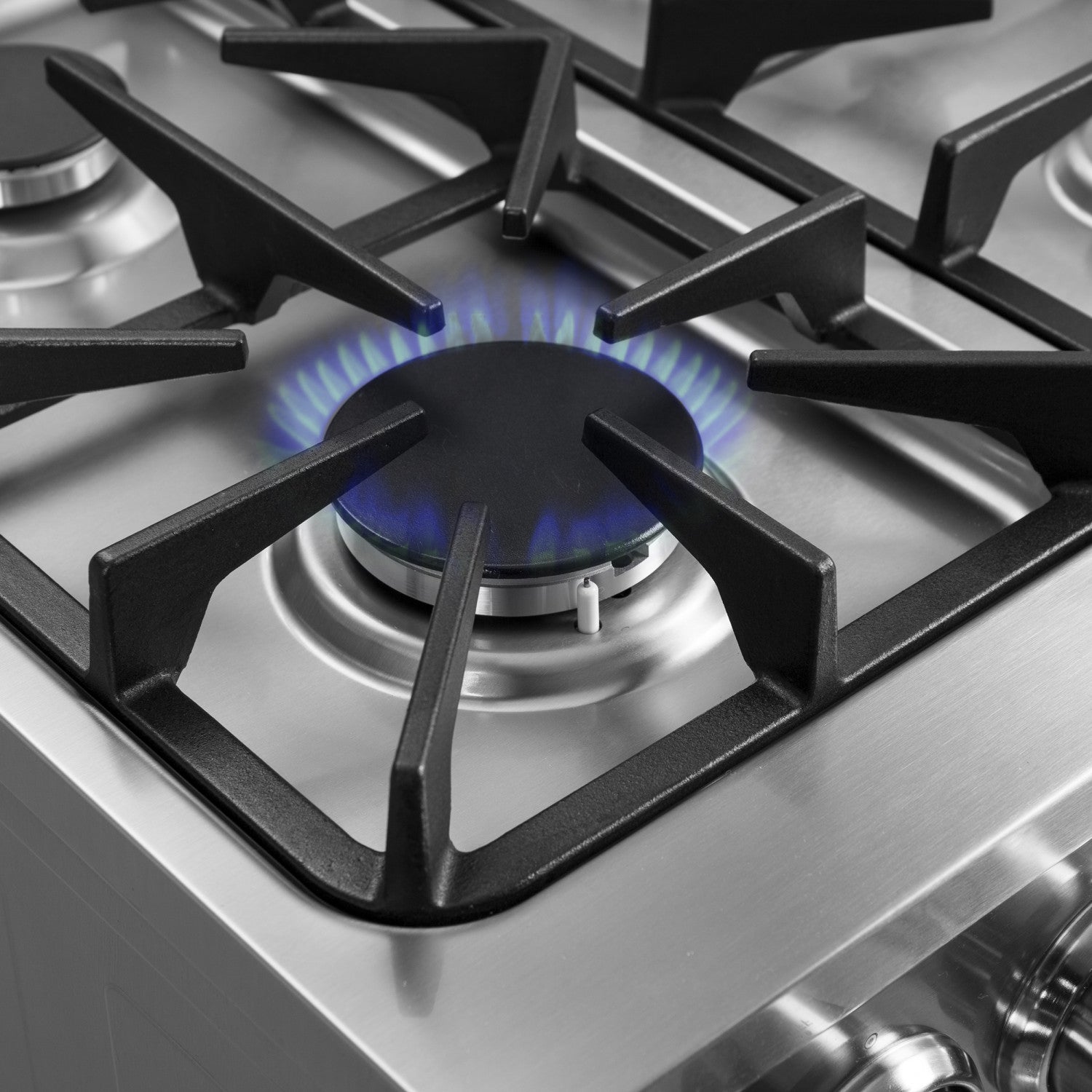 Forno Breno 24" Stainless Steel Freestanding Gas Range with Air Fry (2.3 Cu. Ft.) - FFSGS6290-24