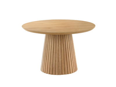 Mikael Table de salle à manger ronde – chêne pâle