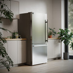 Forno Milano 31" 17.2 Cu.Ft. Stainless Steel Bottom Freezer Refrigerator with Left Swing Door - FFFFD1786-31S