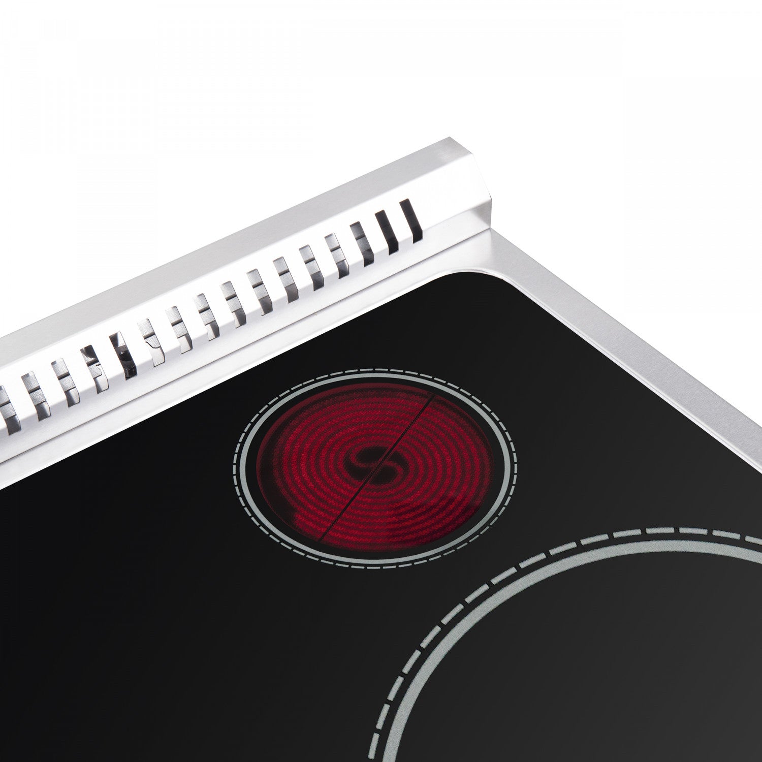 Forno Galiano 30" Stainless Steel French Door Electric Range with True Convection and Air Fry (4.32 Cu. Ft.) - FFSEL6917-30