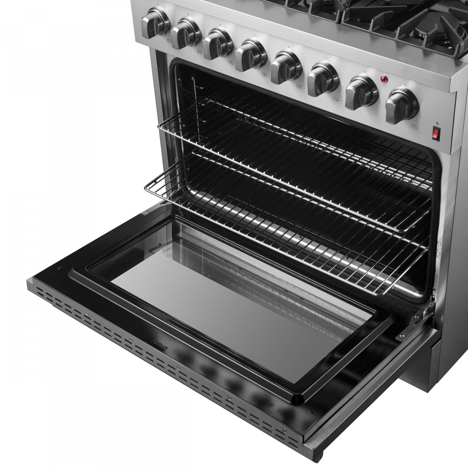 Forno Marco 36" Stainless Steel Dual Fuel Range with True Convection (5.36 Cu. Ft.) - FFSGS6197-36