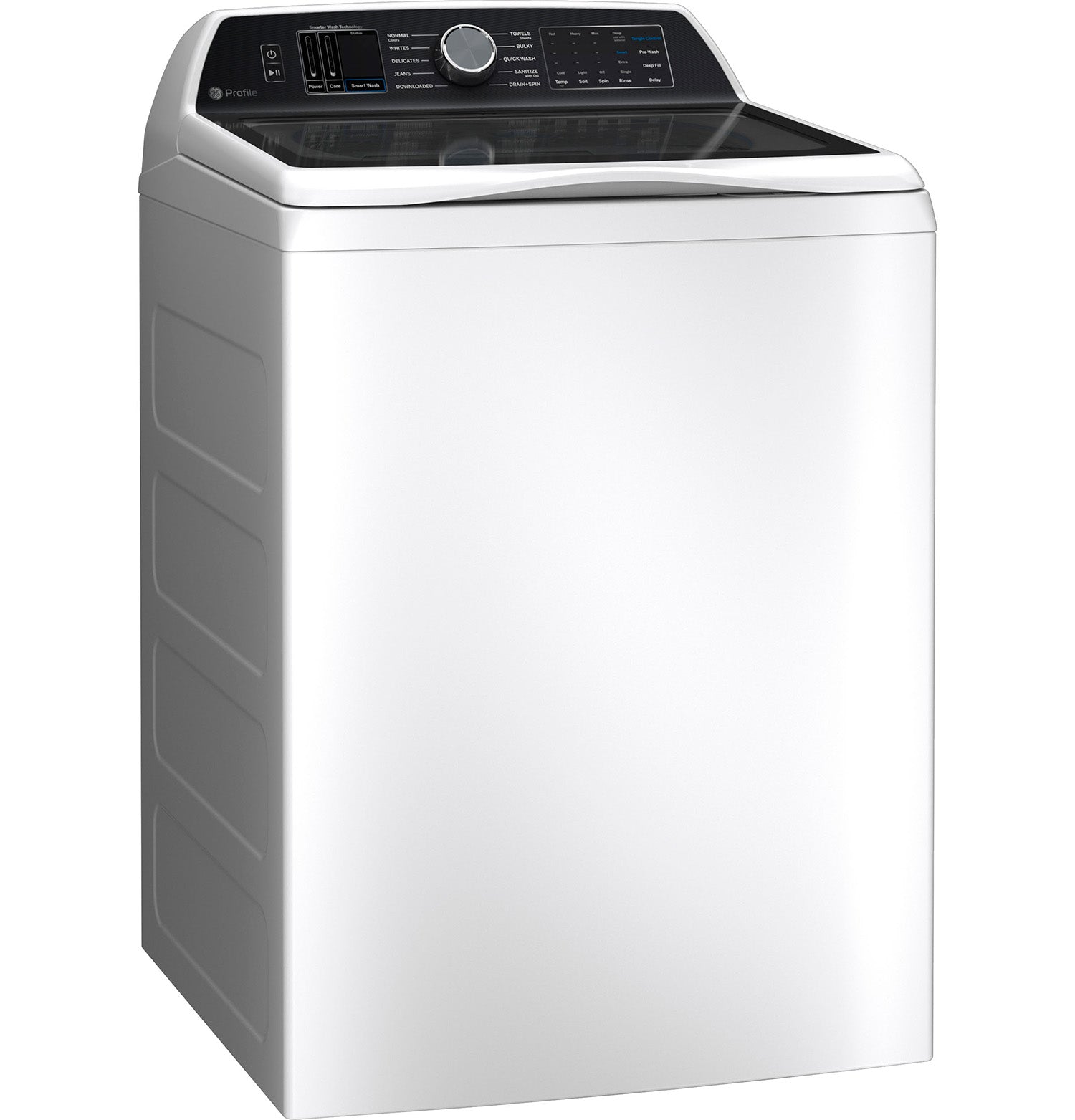 GE Profile White Top Load Washer with Smarter Wash Technology (6.2 Cu. Ft) - PTW705BSTWS
