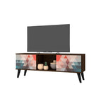Derbent 53.5" TV Stand - Red/Blue