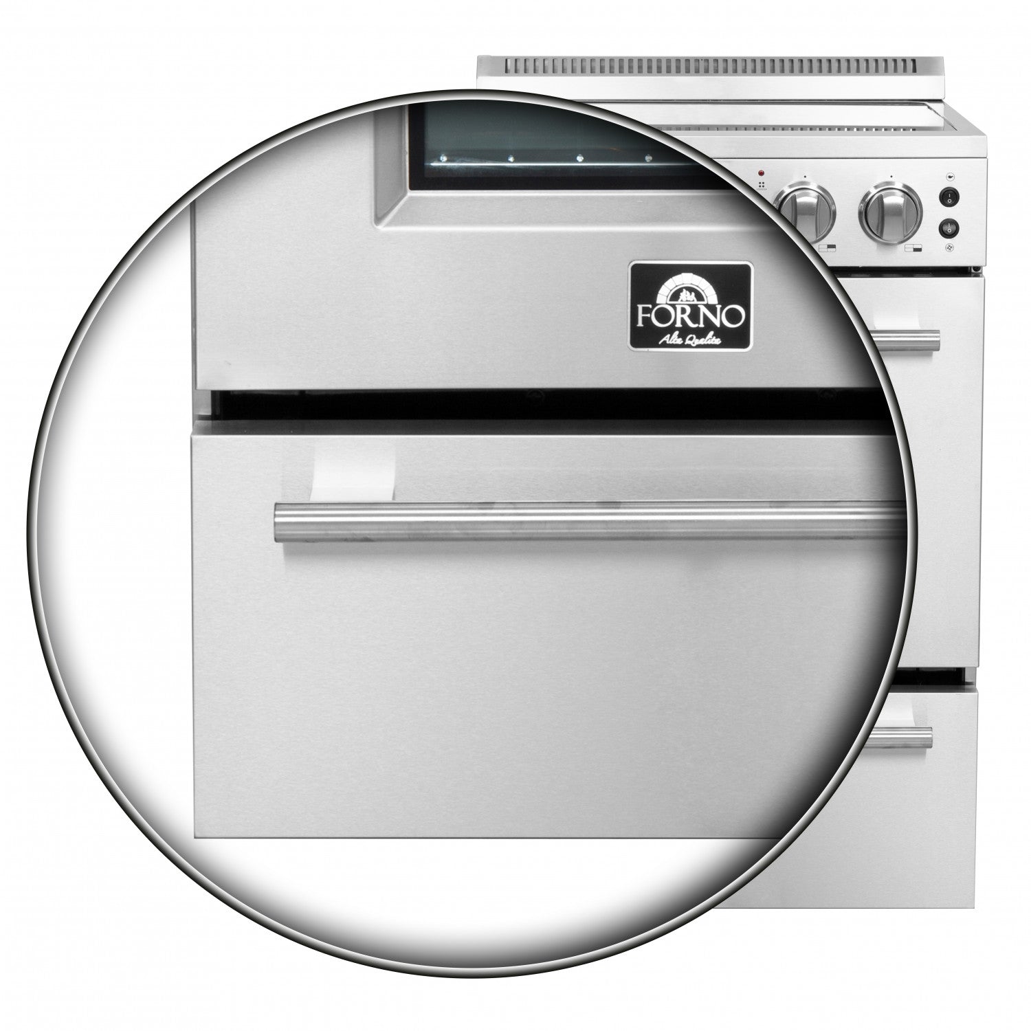 Forno Loiano 24" Stainless Steel Freestanding Electric Range (2.3 Cu. Ft.) - FFSEL6099-24