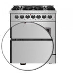 Forno Galiano 30" Stainless Steel French Door Dual Fuel Range with True Convection (4.32 Cu. Ft.) - FFSGS6356-30