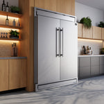 Forno Maderno 60" Stainless Steel 2-piece Built-In Convertible Refrigerator/Freezer (27.2 Cu. Ft.) - FFFFD1722-60S