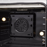 Forno Galiano 30" Stainless Steel French Door Electric Range with True Convection and Air Fry (4.32 Cu. Ft.) - FFSEL6917-30