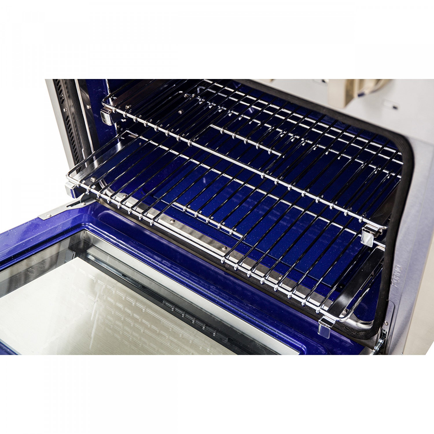 Forno Massimo 48" Stainless Steel Freestanding Double Oven Gas Range with Air Fry (6.58 Cu. Ft.) - FFSGS6239-48