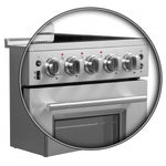 Forno Loiano 24" Stainless Steel Freestanding Electric Range (2.3 Cu. Ft.) - FFSEL6099-24