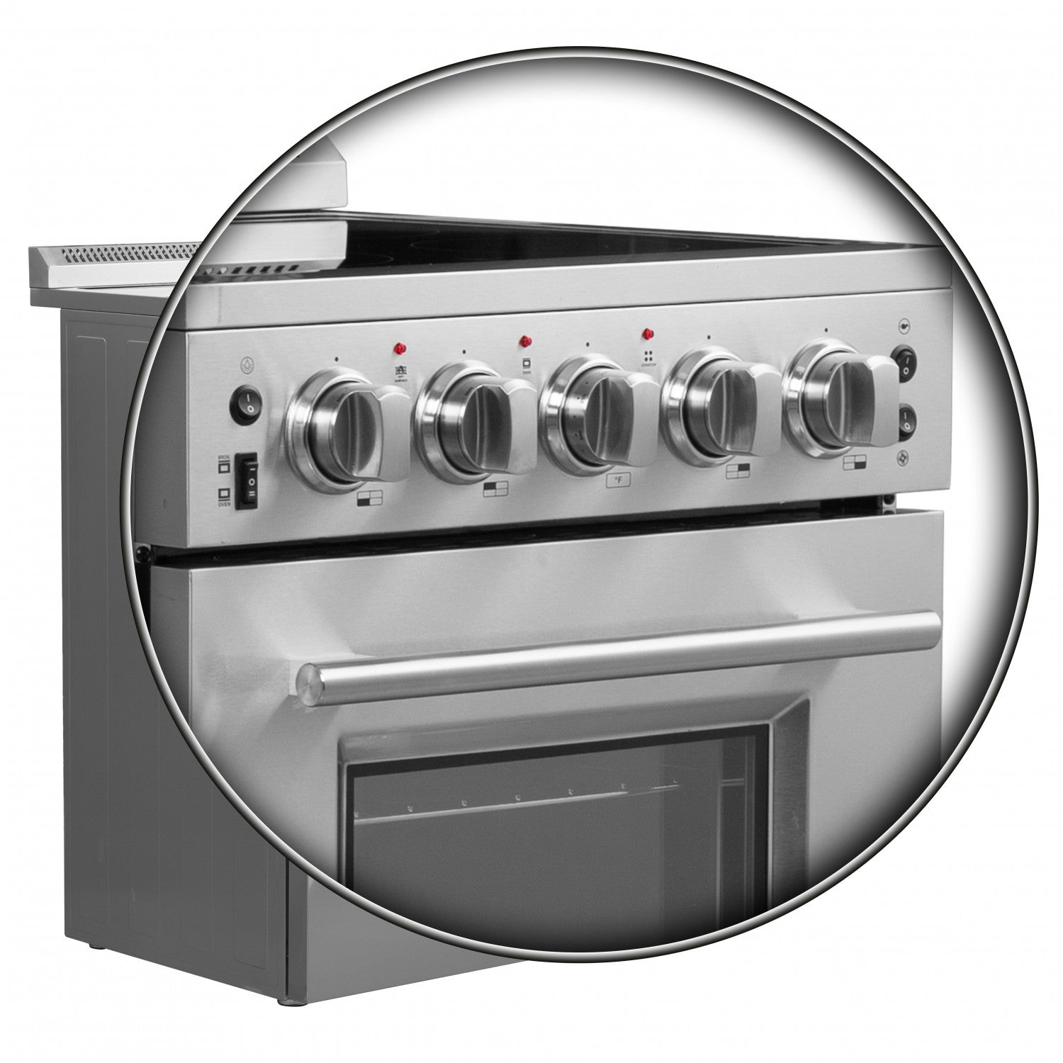 Forno Loiano 24" Stainless Steel Freestanding Electric Range (2.3 Cu. Ft.) - FFSEL6099-24