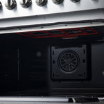 Forno Marco 36" Stainless Steel Dual Fuel Range with True Convection (5.36 Cu. Ft.) - FFSGS6197-36