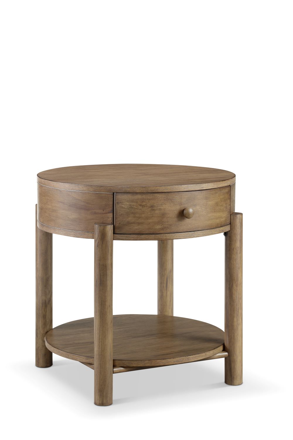 Hadleigh End Table - Honey Brown Finish