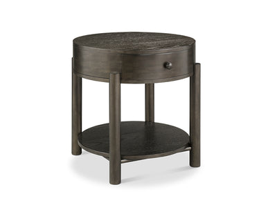 Hadleigh Table de bout - fini grain de café noir