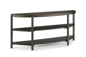 Hadleigh 62" Table console - fini grain de café noir