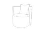Averill Accent Chair - White