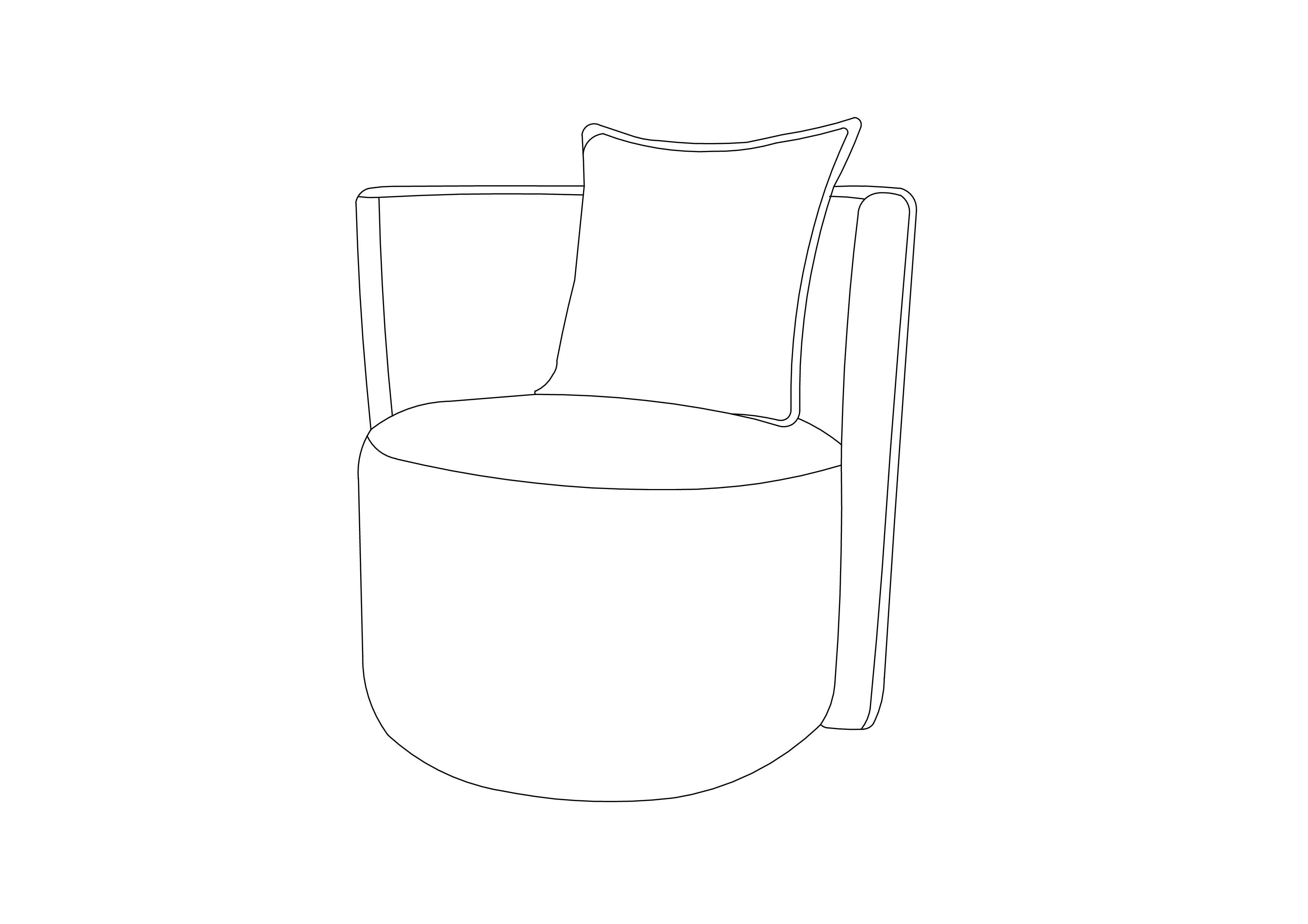 Averill Accent Chair - White