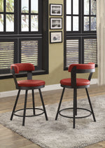 Drai Counter Height Stool - Red