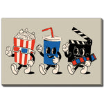 Movie Night Fun Wall Art - Multi-Colour - 30 X 45