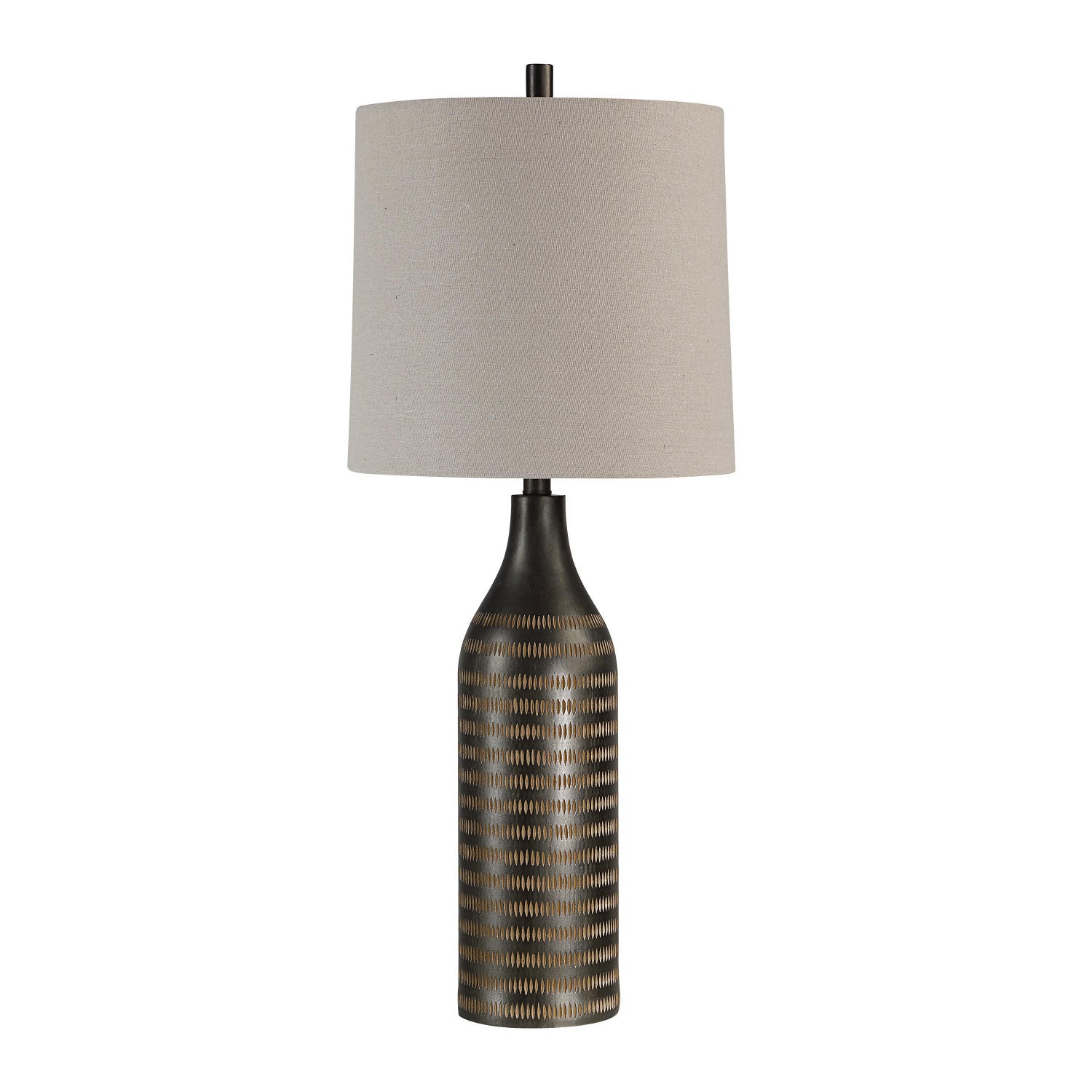 Orien Table Lamp - Dark Brown/Oatmeal