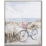 Seaside Stroll II Art - Blue/White - 24 X 20