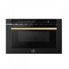 Forno Capoliveri Black 24" Built-In Microwave Drawer (1.2 Cu. Ft.) - FMWDR3000-24BLK