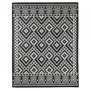 Cabana Tribal Indoor/Outdoor Rug - 5' x 7' - Black