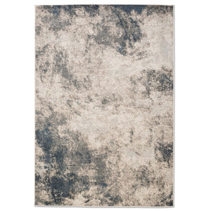 Salsa Contemporary Outdoor Rug - 3' x 5' - Grey/Blue