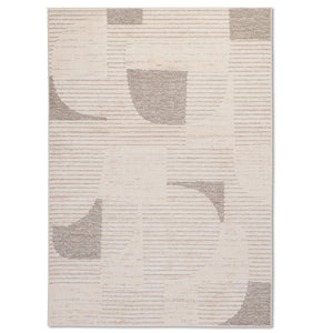 Elio Shapes Rug - 5' x 8' - Light Brown