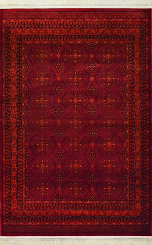 Persia Geometric Rug - 7' x 10' - Red