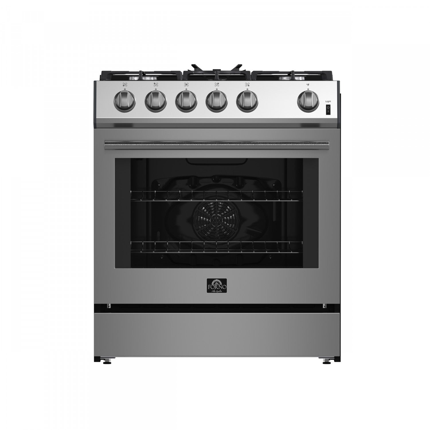 Forno Leonardo 30" Stainless Steel Freestanding Gas Range (5.0 Cu. Ft.) - FFSGS1116-30