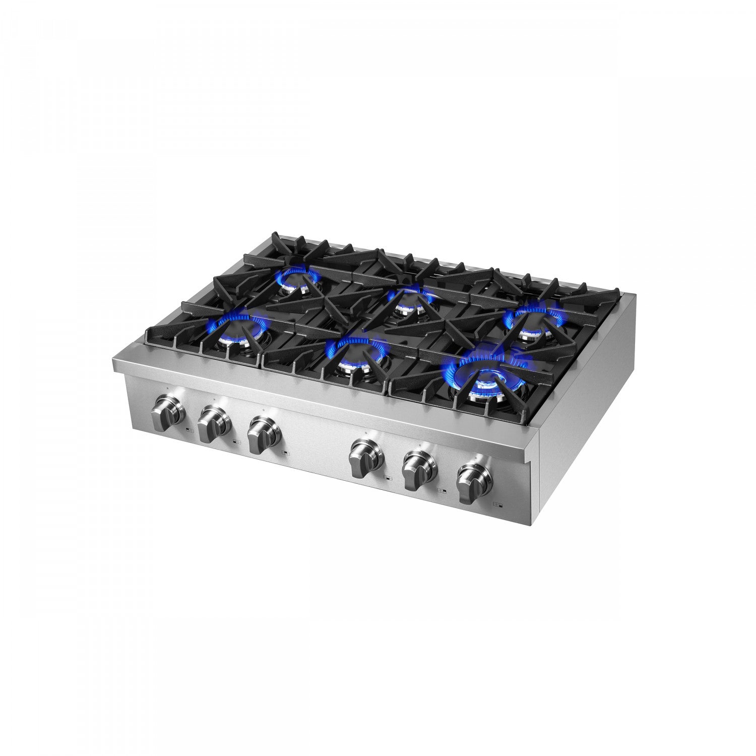 Forno Cossato Stainless Steel 36" Pro-style Gas Cooktop - FCTGS5737-36