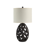 Ezra Table Lamp - Painted Dark Brown