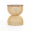 Bayan Wave Side Table - Natural