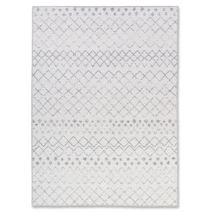 Aura Geometric Rug - 8' x 10' - Grey