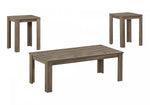Zoey 3-piece Coffee Table Set - Taupe
