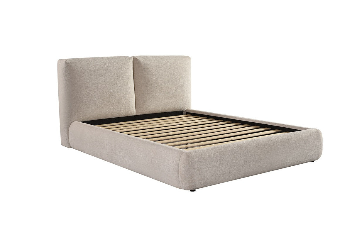 Soleil Queen Bed - Beige