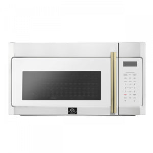 Forno Fornace White 300 CFM Over-the-Range Convection Microwave (1.5 Cu. Ft.) - FOTR3038-30WHT