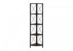 Zeva Bookcase - Dark Brown
