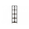 Zeva Bookcase - Dark Brown