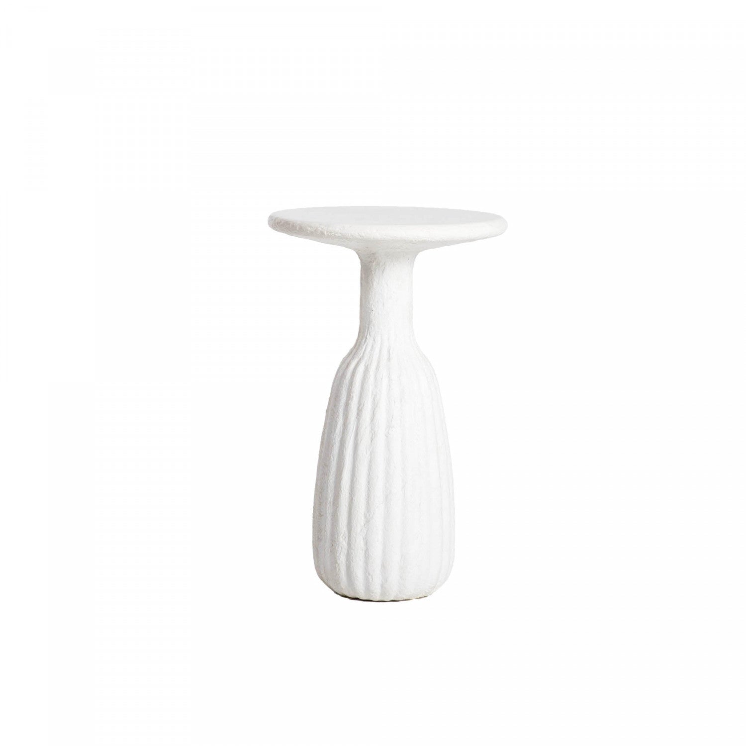 Iselyn Tall Side Table - White