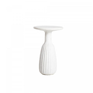 Iselyn Tall Side Table - White
