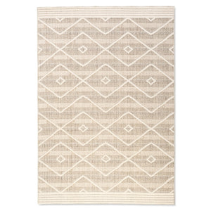 Naturale Geometric Rug - 5' x 8' - Beige
