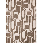Logan Modern Area Rug - 8' X 11' - Brown/Cream