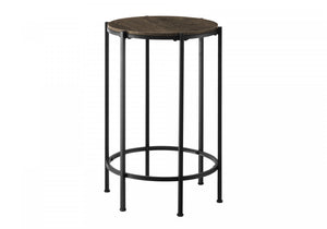 Remi Side Table - Black/Brown