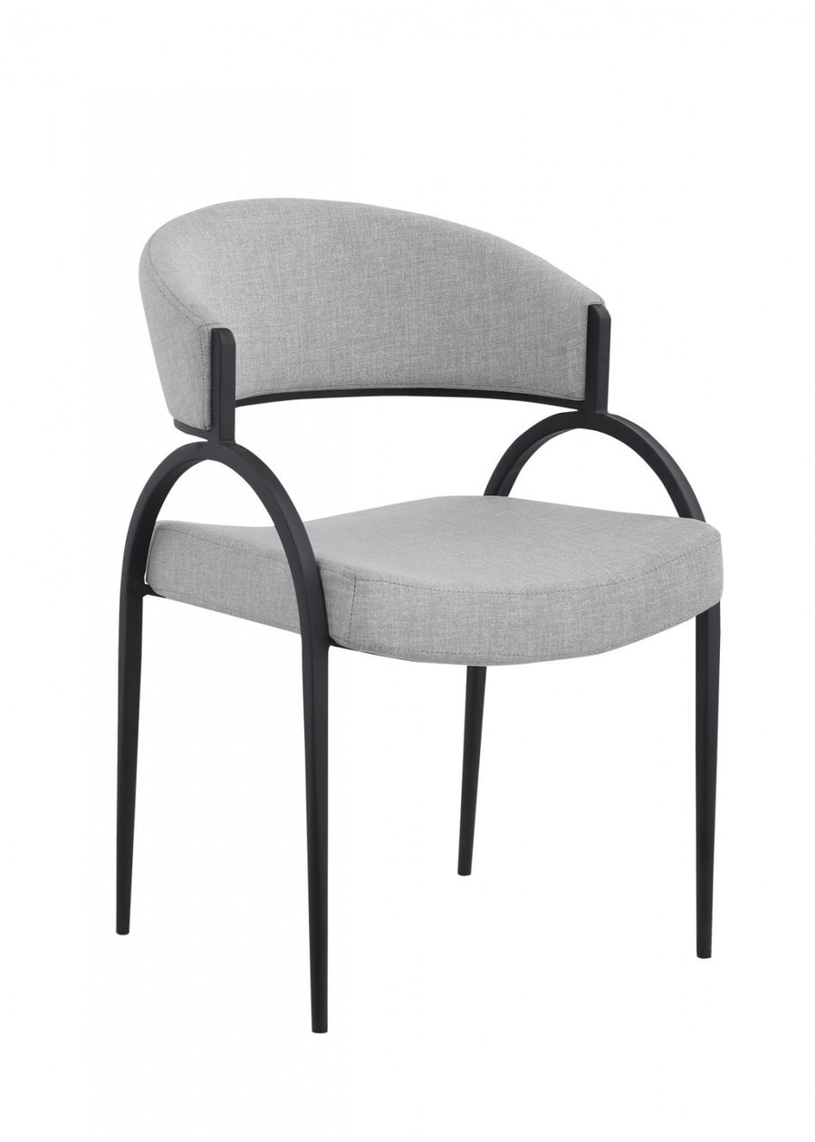 Sena Dining Chair - Grey/Black - Set of Two