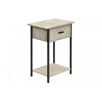 Miko Side Table - Cream Stone